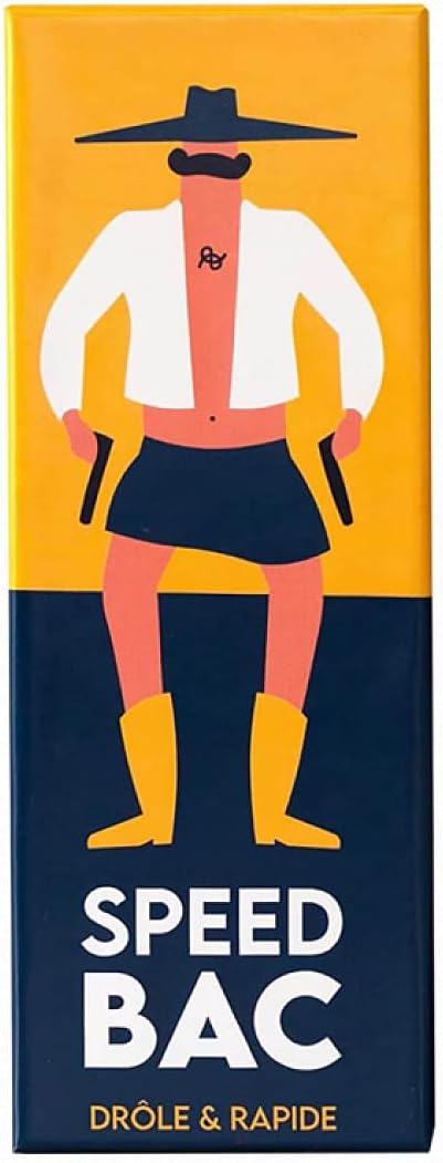 ATM Gaming Speedbac - Jeu de société Famille et Amis - Parfait pour Mettre l'ambiance - 2 à 7 Joueurs - Grand Prix du Jouet 2024