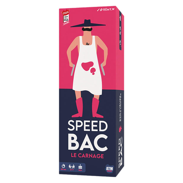 ATM Gaming Speedbac - Jeu de société Famille et Amis - Parfait pour Mettre l'ambiance - 2 à 7 Joueurs - Grand Prix du Jouet 2024