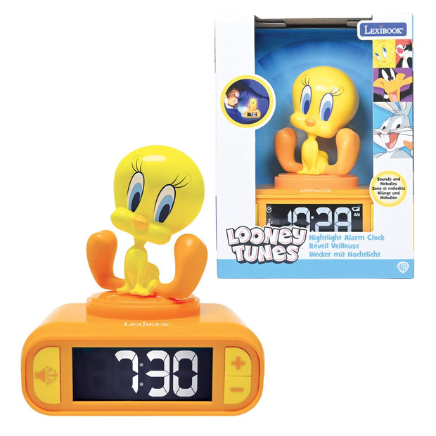 Lexibook, Disney Stitch, Réveil veilleuse Angel, Sons et mélodies, Ecran LCD rétro-éclairé, Lumineux, Snooze, Rose, RL800D1