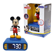 Lexibook, Disney Stitch, Réveil veilleuse Angel, Sons et mélodies, Ecran LCD rétro-éclairé, Lumineux, Snooze, Rose, RL800D1