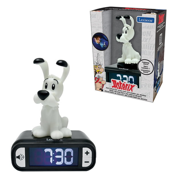 Lexibook, Disney Stitch, Réveil veilleuse Angel, Sons et mélodies, Ecran LCD rétro-éclairé, Lumineux, Snooze, Rose, RL800D1