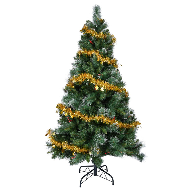 YEAUPE PRO Sapin de Noël Artificiel 180 cm | 800 Branches en PVC | Support Métallique Robuste | pour Intérieur et Extérieur