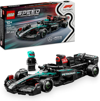 LEGO Speed Champions Voiture F1 Mercedes-AMG W15 - Voiture de Course avec minifigurine Collector de Pilote de Formule 1 - Maquette pour garçons et Filles dès 10 Ans ou Fans de Sport Automobile 77244