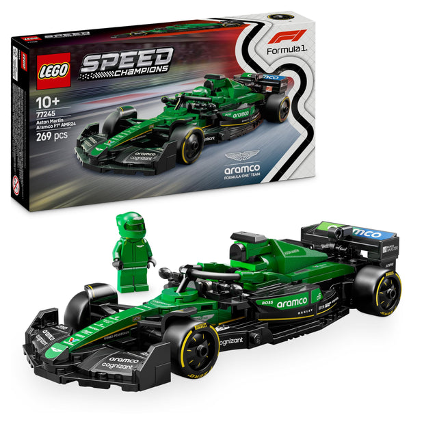 LEGO Speed Champions Voiture F1 Mercedes-AMG W15 - Voiture de Course avec minifigurine Collector de Pilote de Formule 1 - Maquette pour garçons et Filles dès 10 Ans ou Fans de Sport Automobile 77244