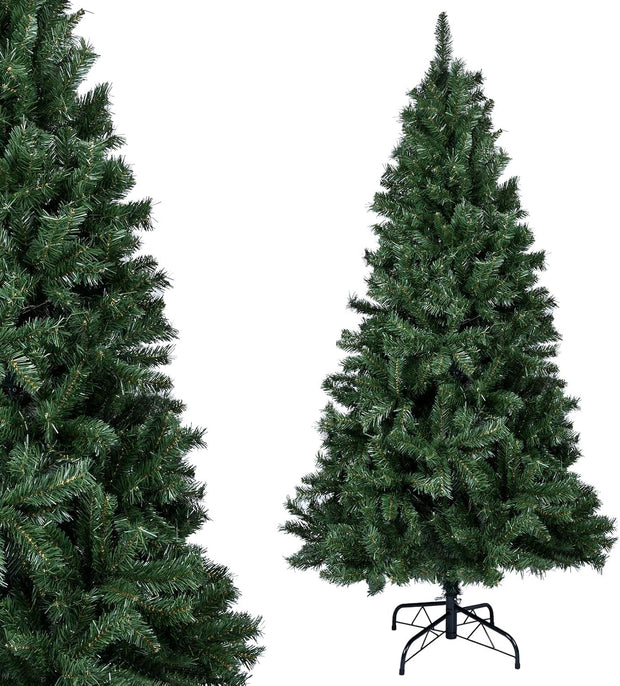 YEAUPE PRO Sapin de Noël Artificiel 180 cm | 800 Branches en PVC | Support Métallique Robuste | pour Intérieur et Extérieur