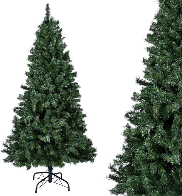 YEAUPE PRO Sapin de Noël Artificiel 180 cm | 800 Branches en PVC | Support Métallique Robuste | pour Intérieur et Extérieur