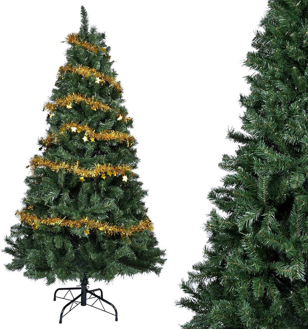 YEAUPE PRO Sapin de Noël Artificiel 180 cm | 800 Branches en PVC | Support Métallique Robuste | pour Intérieur et Extérieur