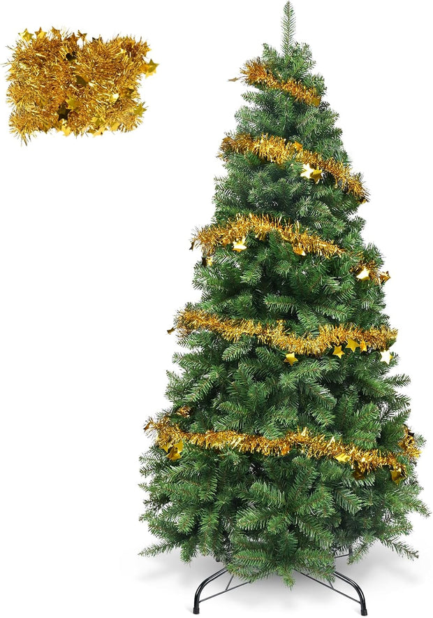 YEAUPE PRO Sapin de Noël Artificiel 180 cm | 800 Branches en PVC | Support Métallique Robuste | pour Intérieur et Extérieur